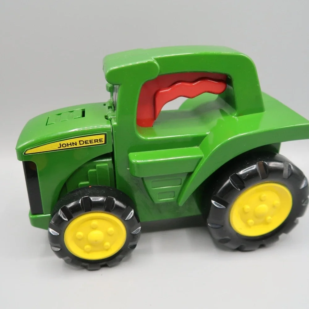 John Deere Tractor Flashlight w Engine Sounds Light & Mini Rubber Vehicle